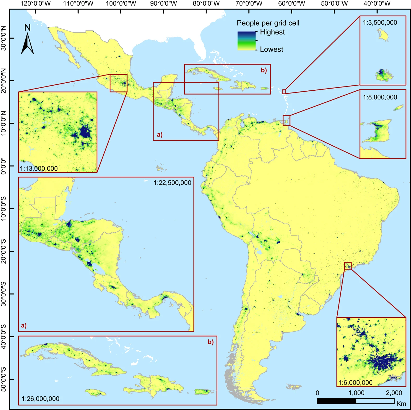 High Resolution Gridded Population Datasets For Latin America And The Caribbean2