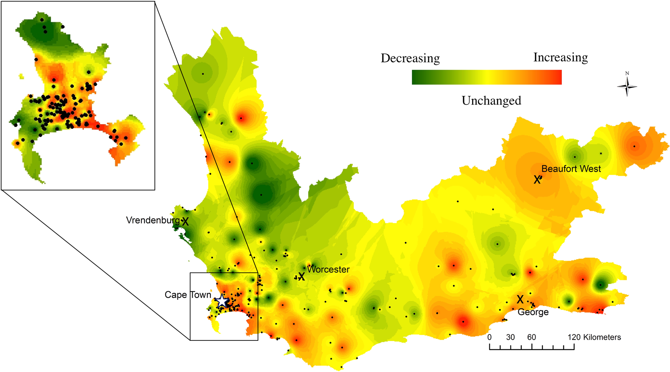 Western Cape Province, South Africa A Retrospective Spatiotemporal Analysis