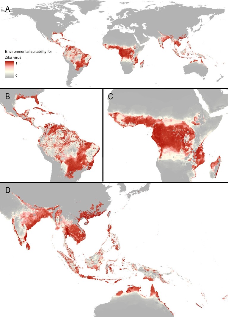 Mapping Global Environmental Suitability For Zika Virus